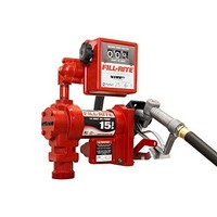 [해외] Fill-Rite FR1211G 12V 15 GPM Fuel Transfer Pump with Discharge Hose, Manual Nozzle, Suction Pipe, Mechanical Gallon Meter