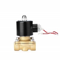[해외] Brass Electric Solenoid Valve Water Air Gas Viton Normal Closed 1/2 110V 120V AC