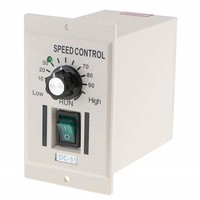 [해외] AC 110V 400W Knob Motor Speed Controller DC 0-90V Variable Adjust Lathe Control