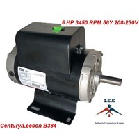 [해외] 54421193 Ingersoll Rand B384 Century 5 HP Compressor Motor Electric 56Y Leeson