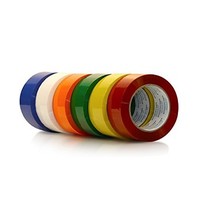 [해외] Primetac 419 2x1000 OR Orange Acrylic Carton Sealing Tape, 2.0 mil Thickness, 914 m Length, 48 mm Width (Pack of 6 Rolls)