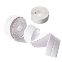 [해외] KaLaiXing Tub and Wall Caulk Strip. Kitchen Caulk Tape Bathroom Wall Sealing Tape Waterproof Self-Adhesive Decorative Trim-White