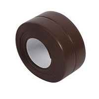 [해외] KaLaiXing Tub and Wall Caulk Strip. Kitchen Caulk Tape Bathroom Wall Sealing Tape Waterproof Self-Adhesive Decorative Trim-Brown