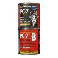 [해외] PC Products PC-7 Epoxy Adhesive Paste, Two-Part Heavy Duty, 4lb in Two Cans, Charcoal Gray 647776