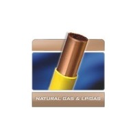 [해외] 250 Foot Coil 1/2 OD Yellow Polyethylene Coated Copper Tubing for Lp and Natural Gas