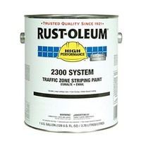 [해외] Rust-Oleum 243276 High Performance 2300 System Traffic Zone Striping Paint, Low VOC, 1-Gallon, Red, 2-Pack