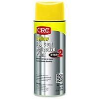 [해외] CRC 18016 Yellow Reflective Paint - Top Coat, 12 WT oz, 16 fl. oz. Aerosol