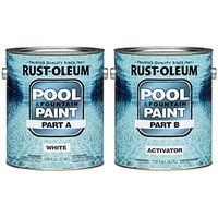 [해외] Rust-Oleum 267919 Epoxy Pool and Fountain Paint Kit, Kit, 2-Gallon, White