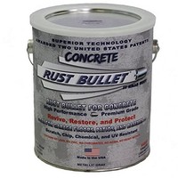 [해외] Rust Bullet RBCONG Metallic Gray Protective Floor Coating for Concrete, 1 gal