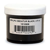 [해외] System Three 1810S06 Decatur Black WR-LPU Urethane Paint Coating, 4 oz. Jar