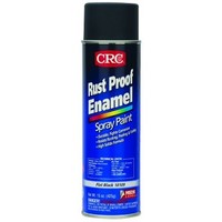 [해외] CRC Rust Proof Enamel Spray Paint, 15 oz Aerosol Can, Flat Black
