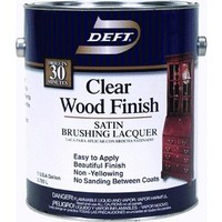 [해외] Deft 01701 Interior Lacquer, 1G Clear Wood Finish Brushing Lacquer