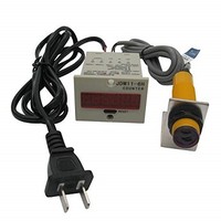 [해외] TWTADE/ 110-220VAC LED Auto Display Digital Counter 0-999999 6 Digits + Photoelectric Switch Sensor Distance 30mm NPN NO + Holder
