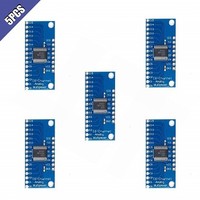 [해외] Ximimark 5Pcs 16CH Analog Digital Multiplexer Breakout Board Module CD74HC4067 CMOS Precise Module For Arduino