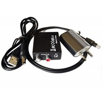 [해외] Easyday Digital Optical Optic to Analog RCA L/R Stereo Audio Converter Adapter - Changes Digital Coaxial or Optical SPDIF into Stereo 3.5mm Jack L/R RCA Audio Outputs Includes AC P