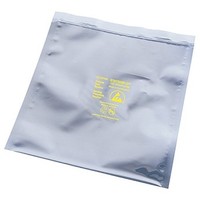 [해외] DESCO Brand 13605 Metal-in Static Shielding Bag, Re-Closable, Zipper Seal, 3 mil, Clear Polyethylene, Width 3, Length 5 (Pack of 100)