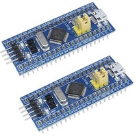 [해외] Aideepen 2pcs 40pin STM32F103C8T6 ARM STM32 SWD Minimum System Board Micro USB Development Learning Board Module for Arduino