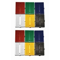 [해외] LampVPath [12Packs] 170 Points Mini Small solderless breadboard for Arduino Proto Shield (6 colors)