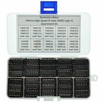[해외] Electronics-Salon 30 Types 74HCxx Series Logic IC Assortment Kit, High-Speed Si-Gate CMOS IC.