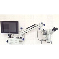 [해외] LED Illumination Dental Microscope 5 Step Magnification Wall Mount Type with LED Screen,Beam Splitter,HD HIGH Focus Camera (110-240V)