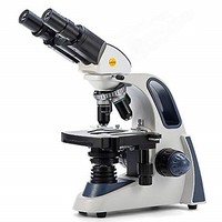 [해외] Swift SW380B 40X-2500X Magnification, Siedentopf Head, Research-Grade Binocular Compound Lab Microscope with Wide-Field 10X and 25X Eyepieces, Mechanical Stage, Abbe Condenser, Ult