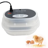 [해외] Nova Microdermabrasion Mini Egg Incubator, 9-12 Digital Automatic Chicken Hatcher, Poultry Hatcher W/Temperature Control For Chickens Ducks Goose Quails Birds