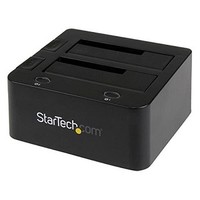 [해외] StarTech.com Universal Hard Drive Docking Station - SATA and IDE Dock - 2.5in and 3.5in HDD and SSD Docking Station with UASP and SATA III