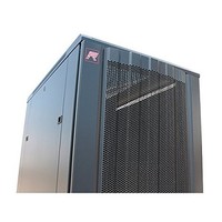 [해외] Sysracks 32U Sysracks IT Network Data Server Rack Cabinet Enclosure 39 Inch Deep Vented Doors Shelf, Thermo System, Powerbar, 4 Fan Panel