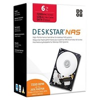 [해외] HGST DeskStar NAS 3.5 6TB 7200 RPM 128MB Cache SATA 6.0Gb/s High-Performance Hard Drive for Desktop NAS Systems Retail Packaging 0S04007