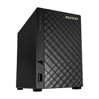 [해외] Asustor AS3102T v2 Network Attached Storage + Free exFAT License 1.6GHz Dual-Core, 2GB RAM Personal Private Cloud Home Media Server (2 Bay Diskless NAS)