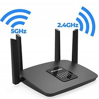 [해외] WiFi Router - Internet Signal Booster Supports Repeater/Router/AP Mode 2.4/5GHz Dual Band Up to 1200 Mbps Compact Design 360 Degree Wi-fi Coverage