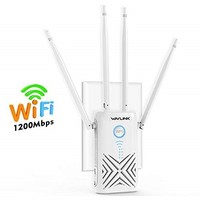 [해외] [Newest 2019] WiFi Range Extender/High Speed Signal Booster/WiFi Coverage Up to 1200 Mbps with Dual Band 5Ghz + 2.4Ghz Works Any Router (WF-579X3)