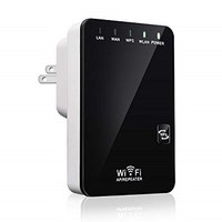 [해외] WiFi Extender Aigital Wireless Network Superboost WiFi Repeater Mini Router Signal Booster Internet Access Point High Gain with WPS Function Compatible with 802.11b/g/n Standards W