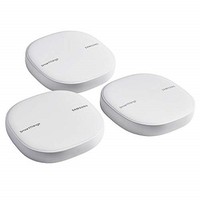 [해외] Samsung SmartThings Wifi Mesh Router Range Extender SmartThings Hub Functionality Whole-Home WiFi Coverage - Zigbee, Z-Wave, Cloud to Cloud Protocols - White (3 Pack) - ET-WV525KWE