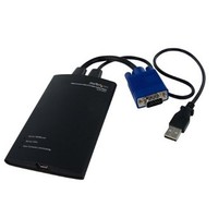 [해외] StarTech.com Crash Cart Adapter – 1920 x 1200 – Portable Laptop USB 2.0 to KVM Console (NOTECONS01)