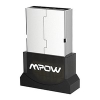 [해외] Mpow Bluetooth USB Adapter for PC, Bluetooth Dongle for Computer/Laptop Compatible Windows 7, 8, 8.1, 10, Vista, XP to Connect Bluetooth Headphones,Speakers,Mouse and Keyboard (Blu