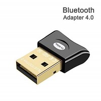 [해외] Bluetooth Adapter for PC QGOO USB Dongle CSR 4.0 Bluetooth Receiver Wireless Transfer for Stereo Headphones Laptop Windows XP/7/8/10/Vista Compatible