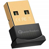 [해외] Bluetooth 4.0 USB Adapter, Lovin Product USB Bluetooth Wireless Micro Adapter Compatible with Windows 10,8.1/8,7,Vista, XP, 32/64 Bit for Desktop, Laptop, Computers