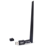 [해외] OURLINK 600Mbps mini 802.11ac Dual Band 2.4GHz/5GHz Wireless Network Adapter USB WI-FI Dongle Adapter with 5dBi Antenna Support WIN VISTA,WIN 7,WIN 8.1, WIN 10,MAC OS X 10.9-10.13