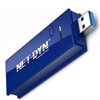 [해외] NET-DYN USB Wireless WiFi Adapter,AC1200 Dual Band , 5GHz and 2.4GHZ (867Mbps/300Mbps), Super Strength So You Can Say Bye to Buffering, for PC or Mac, for Desktop or Laptop