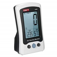 [해외] PM2.5 Detector, KKmoon UNI-T A25D PM2.5 Tester Temperature and Humidity Meter PM2.5 Air Quality Monitor Rechargeable PM2.5 Detector Thermometer