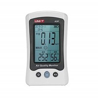 [해외] Air Quality Monitor, KKmoon UNI-T A15F 5-in-1 Detecting Meter Temperature and Humidity Meter Air Quality Monitor Clock Calendar Rechargeable HCHO Detector Thermometer
