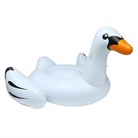 [해외] Toxz Swan Inflatable Ride-On Swimming Ring,Suitable for Children and Adults,Built-in Handles,59 X 59 X 39.3(Ship from US!)