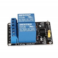 [해외] 3V 2 Channel Relay Module Interface Board Low Level Trigger Optocoupler for Arduino SCM PLC Smart Home Remote Control Switch