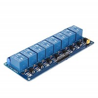 [해외] 12V 8 Channel Relay Module Interface Board Low Level Trigger Optocoupler for Arduino SCM PLC Smart Home Remote Control Switch