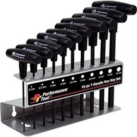 [해외] Performance Tool W80275 Metric T-Handle Hex Key Set, 10-Piece
