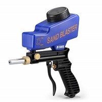 [해외] EWK Hand Held Media Spot Sand Blaster Gun Gravity Feed Sandblaster Rust Remover