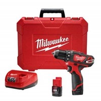 [해외] Milwaukee 2407-22 M12 3/8 Drill Driver Kit