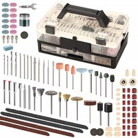 [해외] SPTA Rotary Tool Accessories Kit, 349Pcs Grinding Polishing Drilling Kits, 1/8 Shank Electric Grinder Universal Fitment for Easy Cutting, Grinding, Sanding, Sharpening, Carving and P