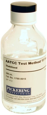 [해외] Pickering Laboratories 1700-0015 Artificial Perspiration, AATCC Test Method 15: Sweat, Stabilized, 200 ml, Liquid Formulation in Glass, 6&quot; Length, 2.5&quot; Height, 2.5&quot; Width